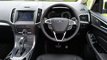 Inside, the Galaxy benefits from Ford's latest SYNC infotainment system