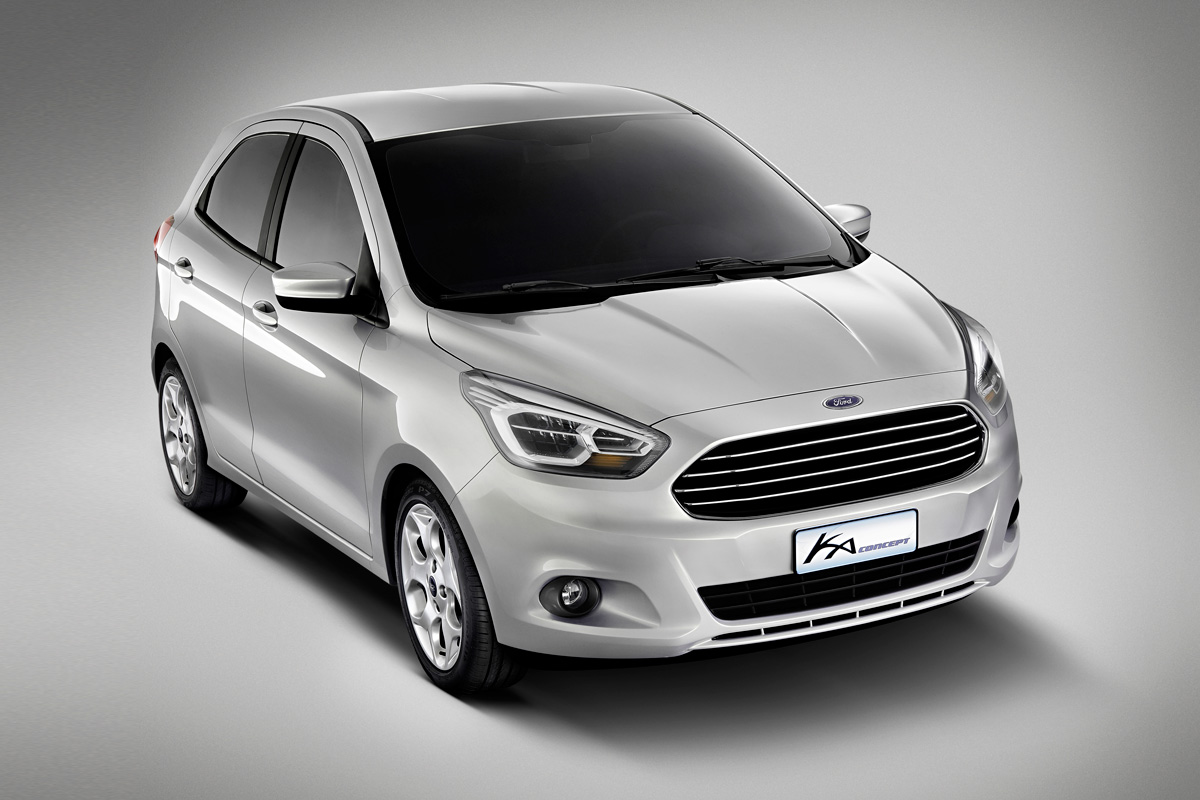 Ford Ka hatchback 2013 front quarter static