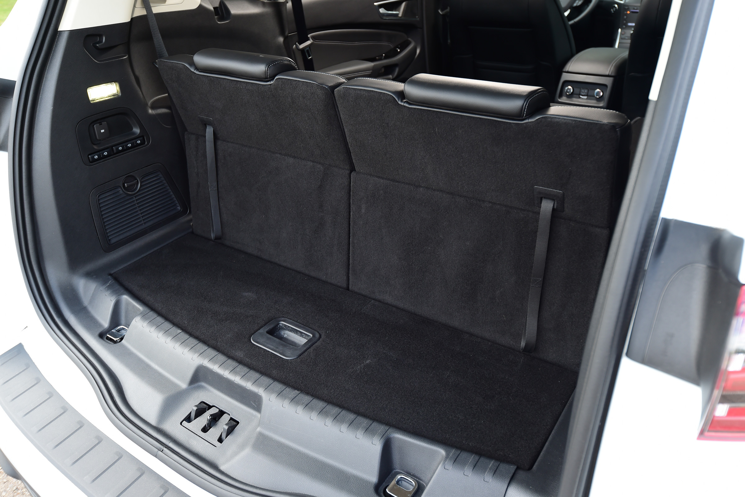 It's still possible to fit shopping bags and a folded up buggy in the boot of the car with all the seats in place.