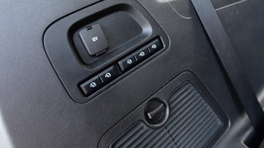 Buttons in the boot of the car allow you fold down the seats remotely.