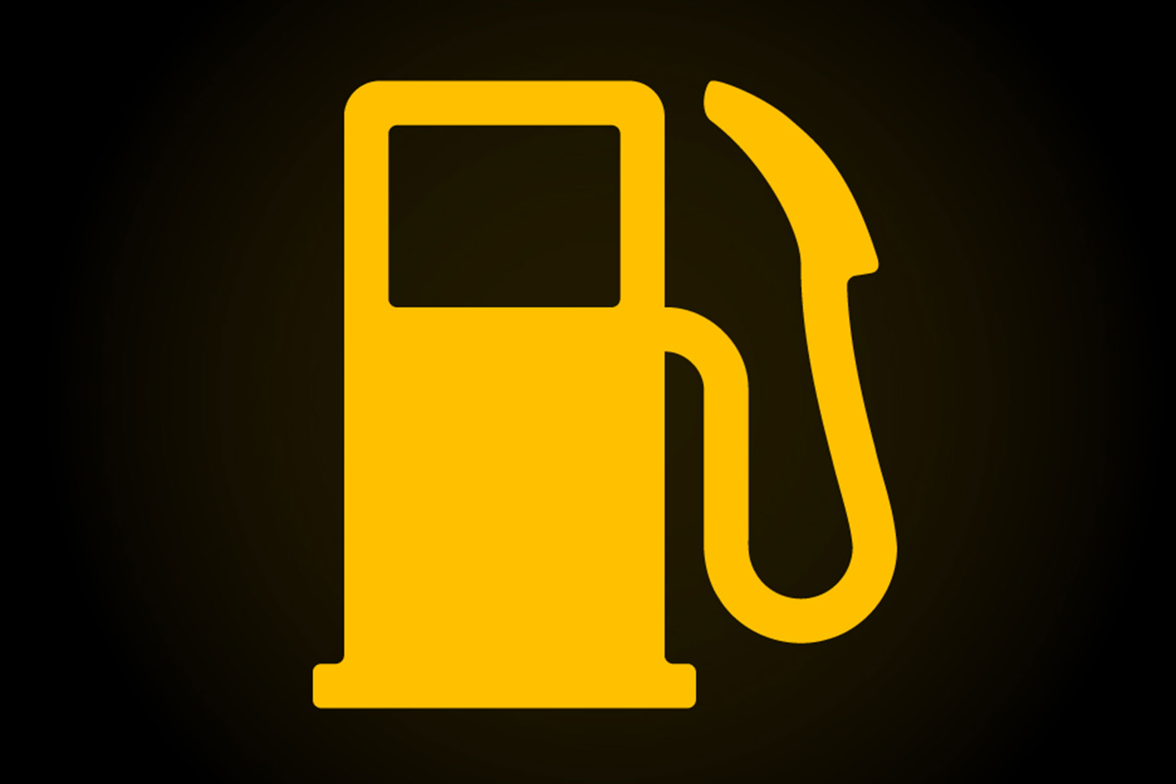 Fuel warning light