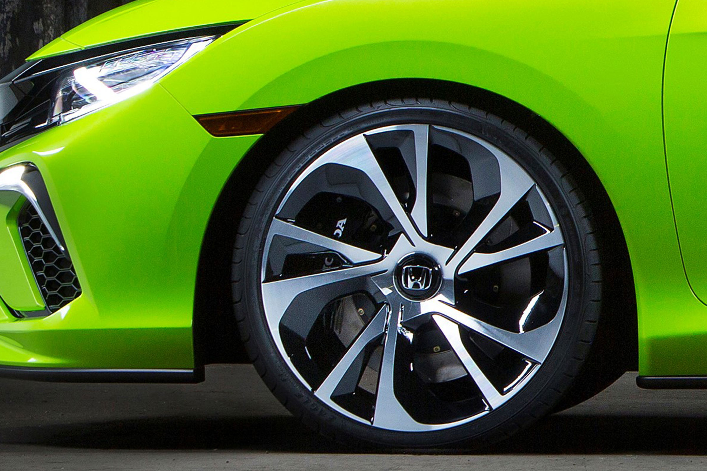 The coupe concept had features that didn't make it to the design of the new Honda Civic