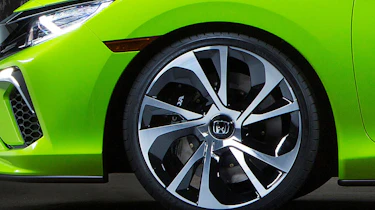 The coupe concept had features that didn't make it to the design of the new Honda Civic