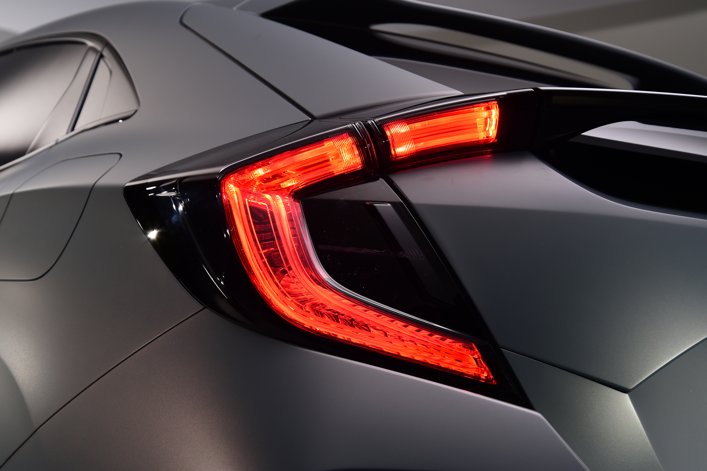 'C-shaped' rear illumination is a key visual feature of the new Honda Civic