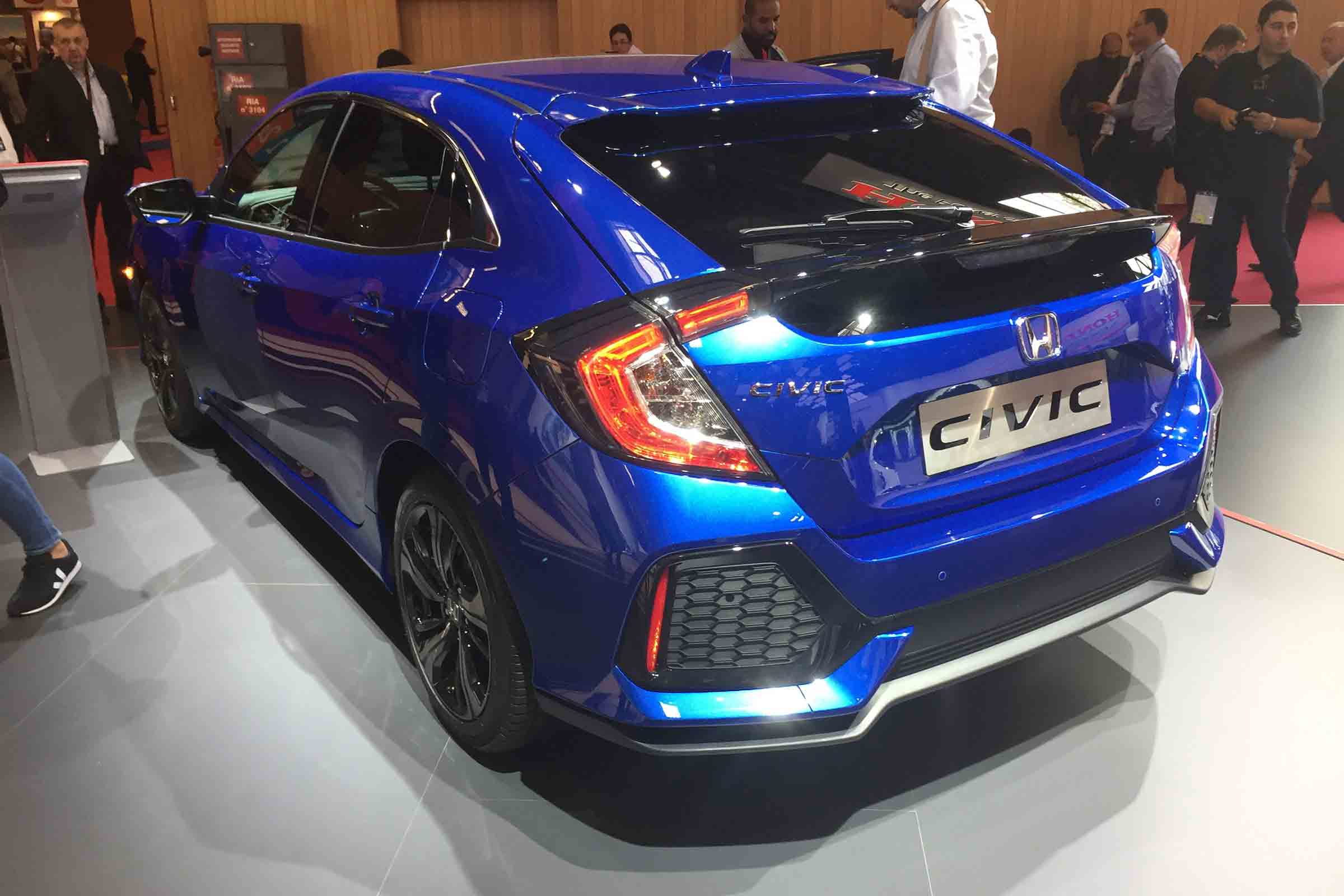 The aggressive style of the new Honda Civic is highly distinctive