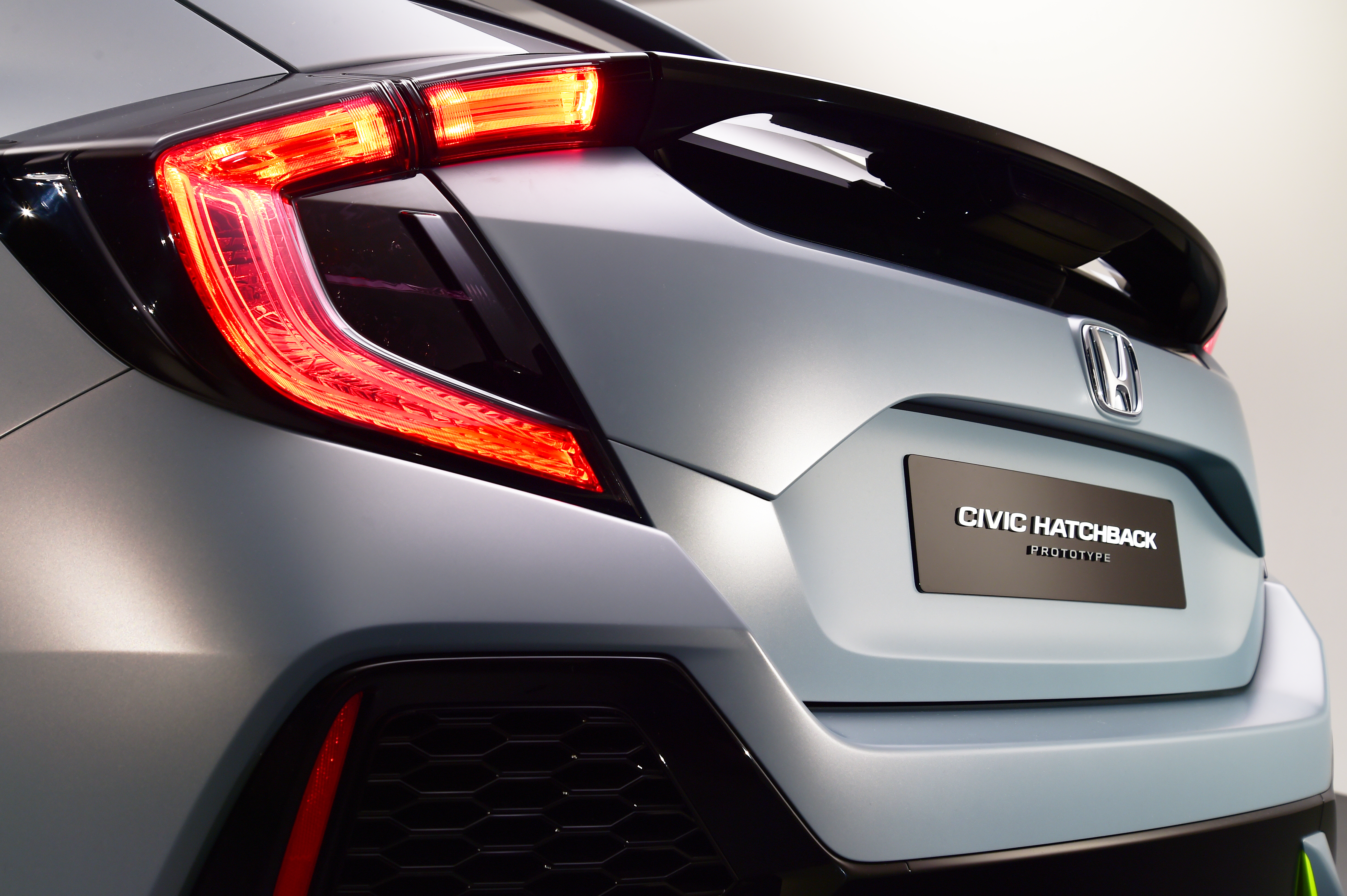The new Honda Civic aims to be as readily identifiable at night as in daylight.