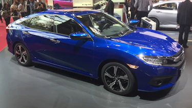 The new Honda Civic is hoped to attract sales from premium German brands