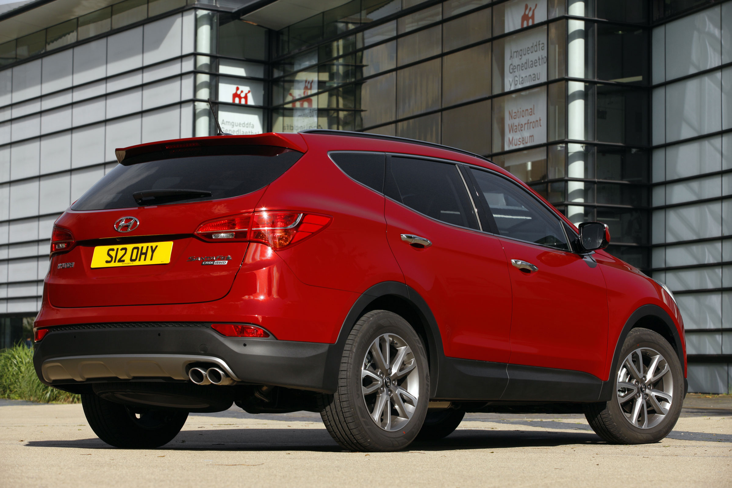 The Santa Fe costs £140 a year in road tax, unless its list price is over £40,000, when a £310 surcharge is added