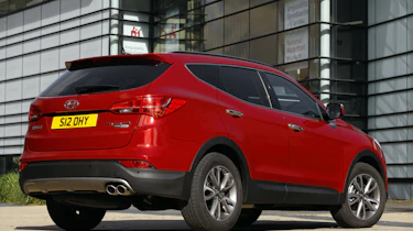 The Santa Fe costs £140 a year in road tax, unless its list price is over £40,000, when a £310 surcharge is added