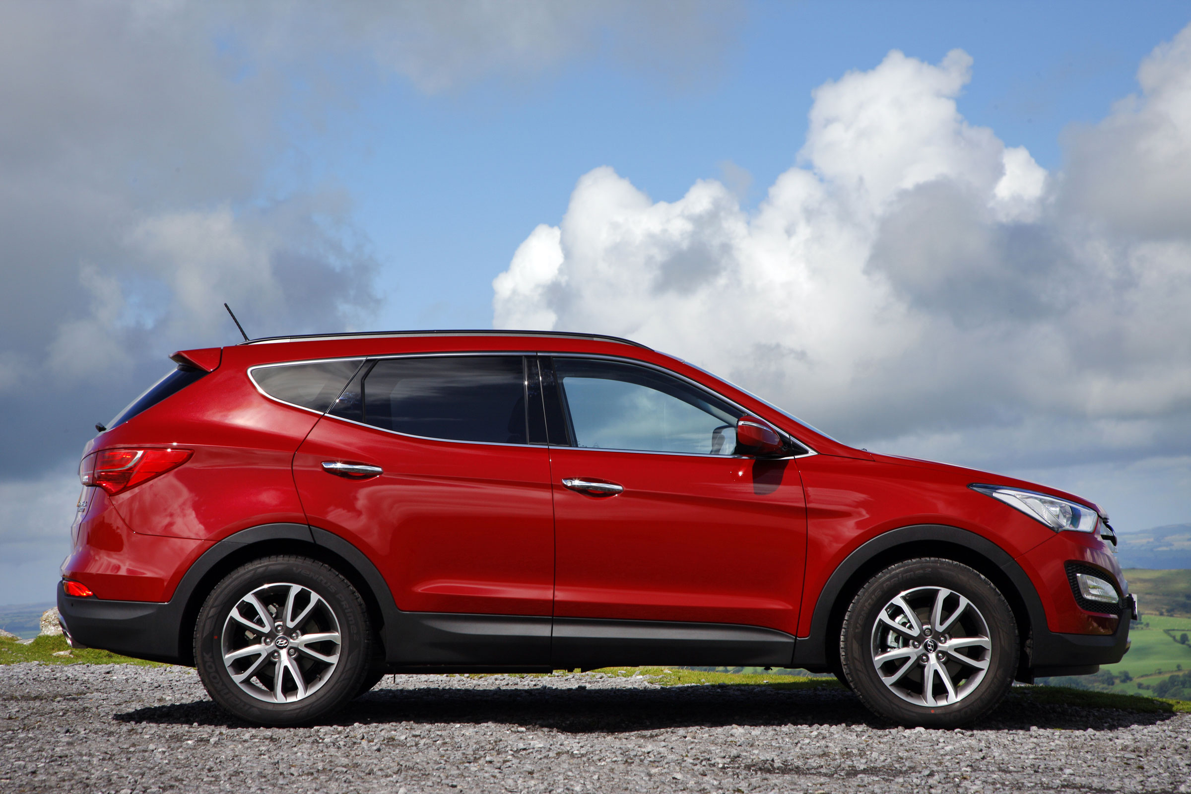 The Santa Fe sits above the Hyundai Tucson SUV in the line-up, with the option of five or seven seats