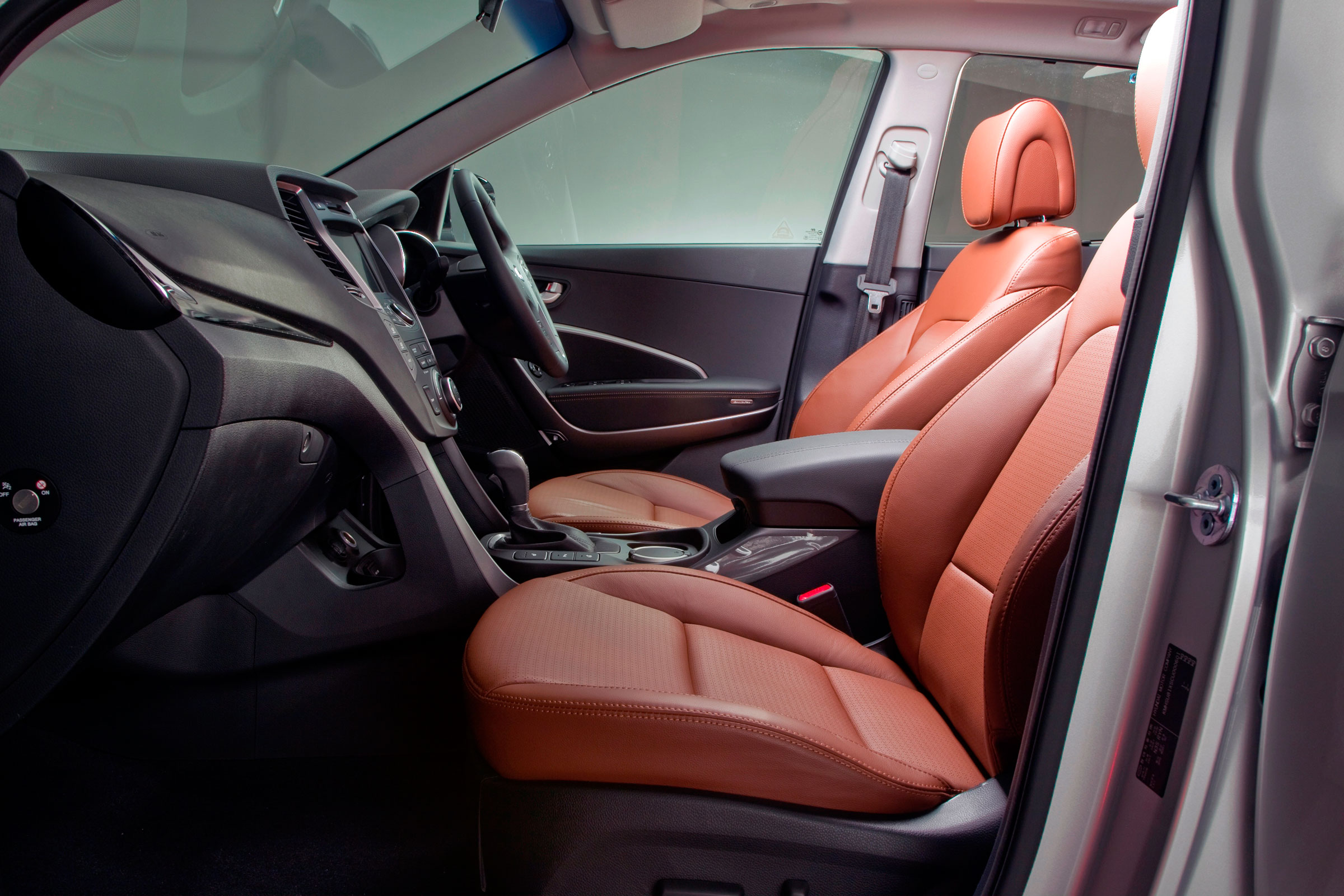 Leather seats are a standard feature too, with several shades to choose from
