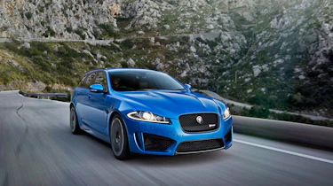Jaguar XFR-S Sportbrake front tracking