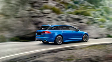 Jaguar XFR-S Sportbrake rear cornering