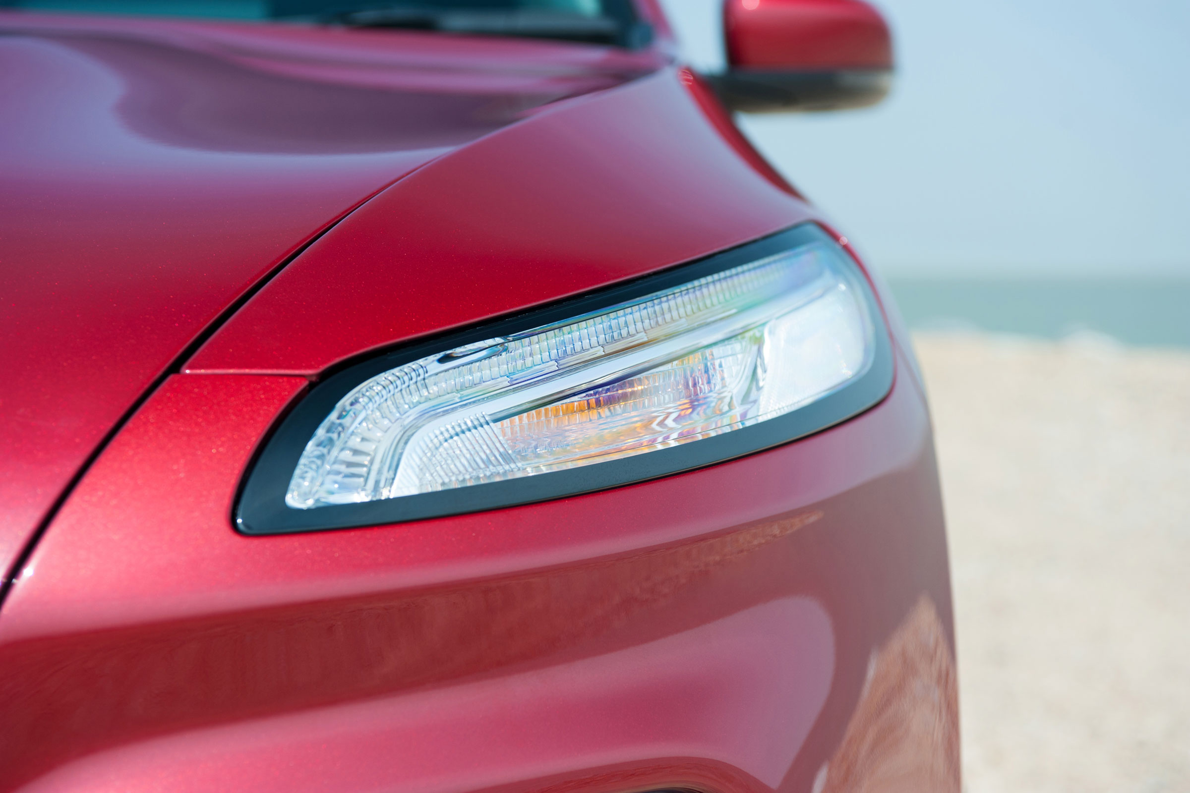 All Jeep Cherokee models get LED daytime running lights as standard.