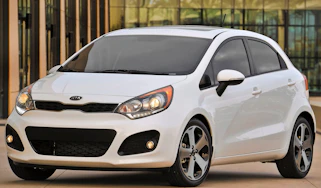 Kia Rio hatchback 2012 front quarter