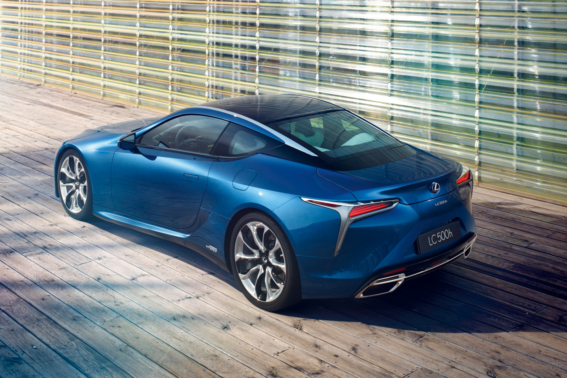 As standard the LC has a glass roof