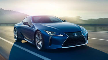 The Lexus LC is a coupe rival for cars like the Mercedes SL