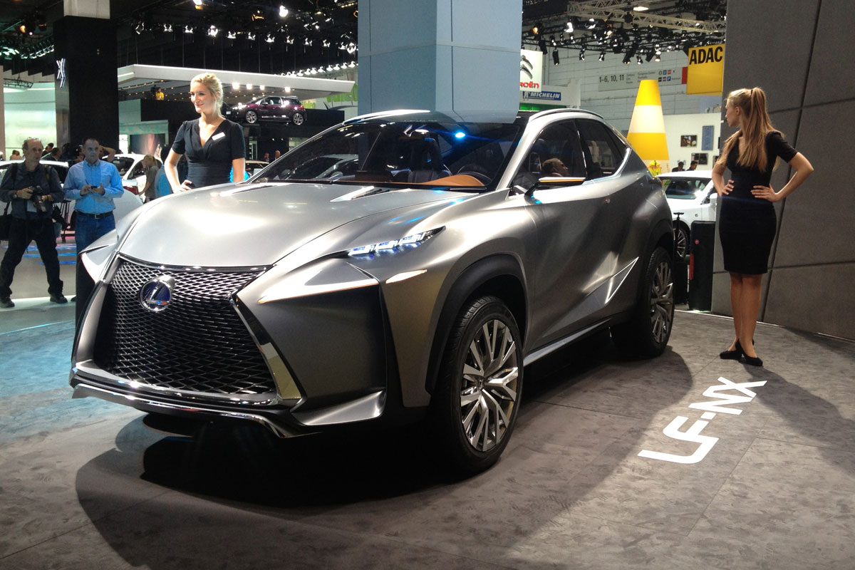 Lexus LF-NX concept front quarter static
