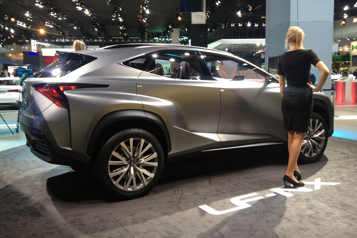 Lexus LF-NX concept rear quarter static