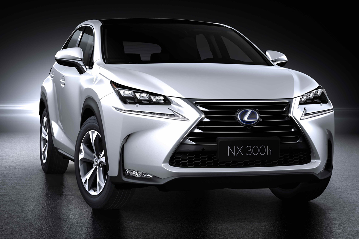 Lexus NX SUV front quarter static
