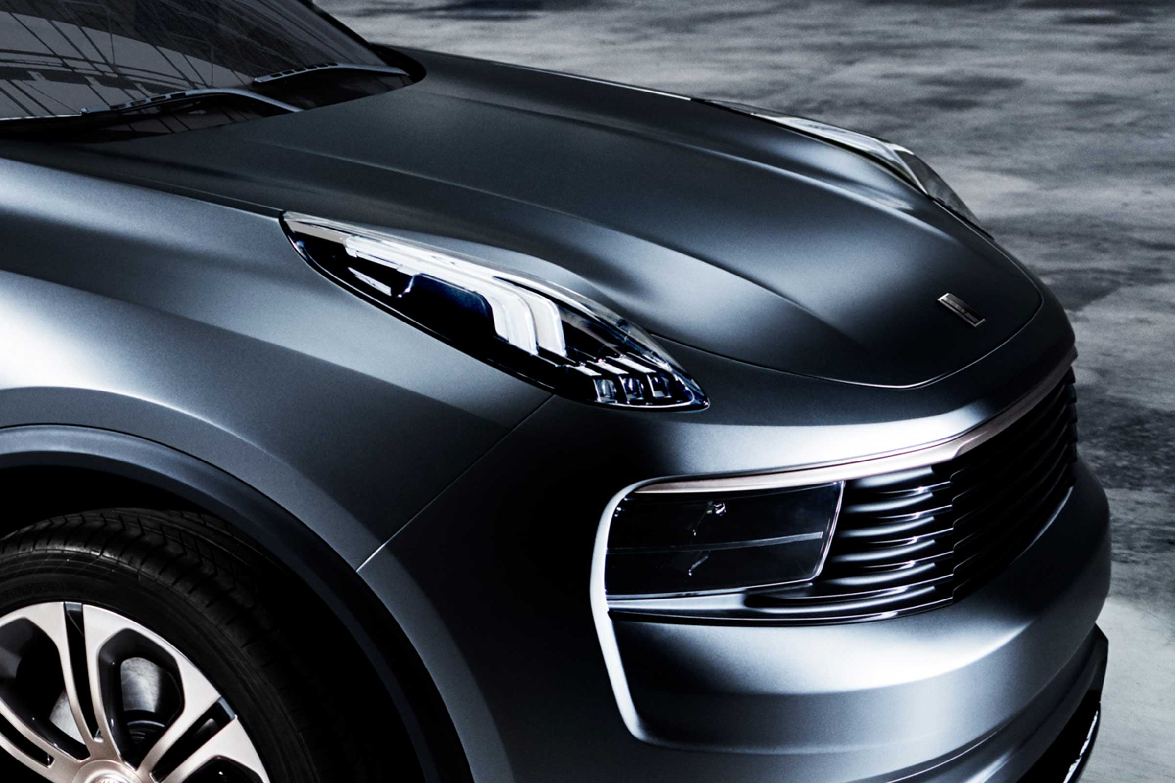 Lynk &amp; Co has also shown off a concept saloon called the 03, but it's not yet clear where the 02 is