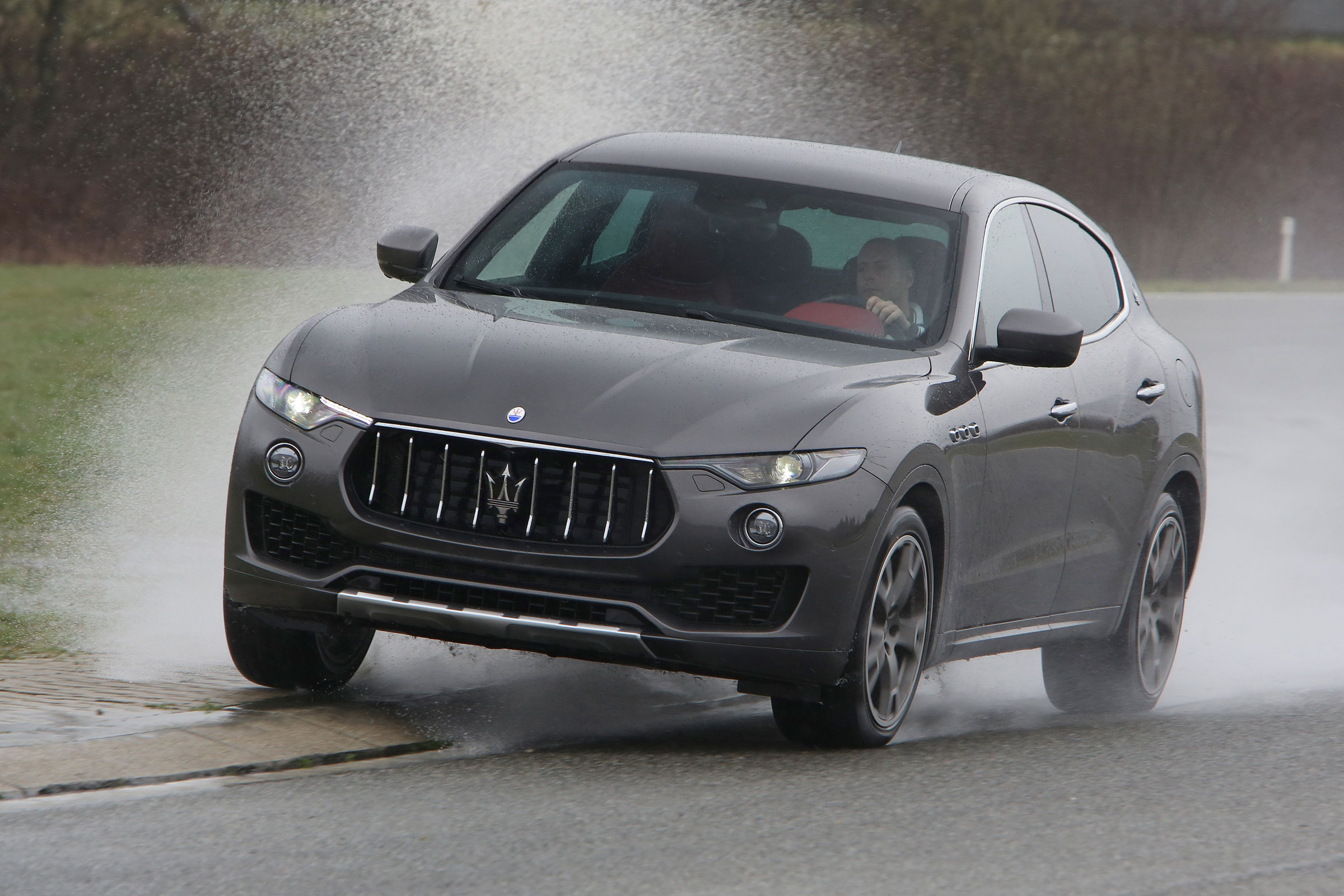 Maserati Levante cornering