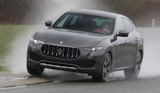 Maserati Levante cornering