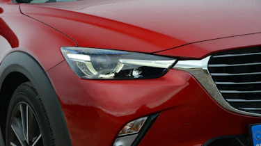 The way the front grille flows into the headlights is an attractive design feature