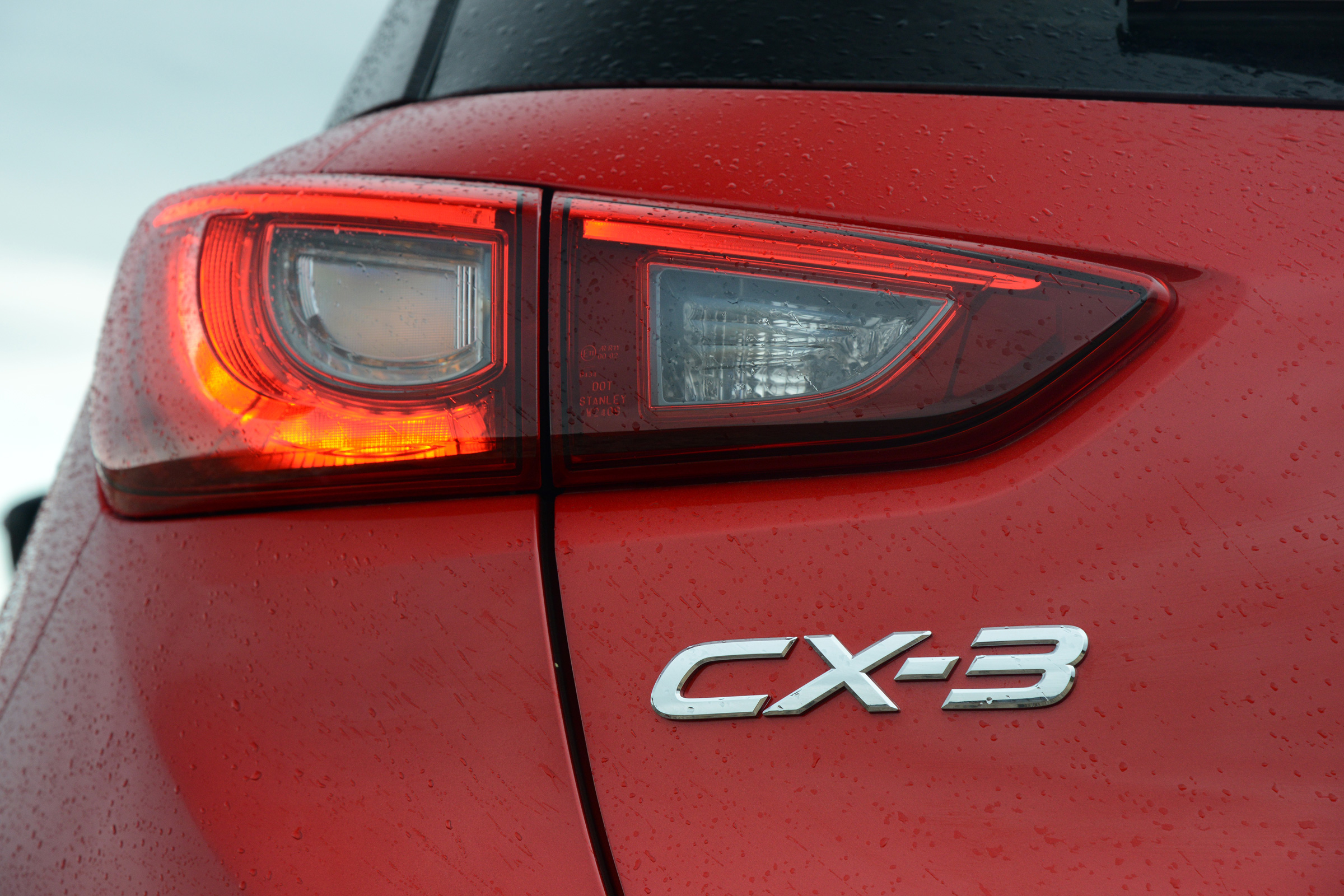 LED rear lights provide a visual signature after dark