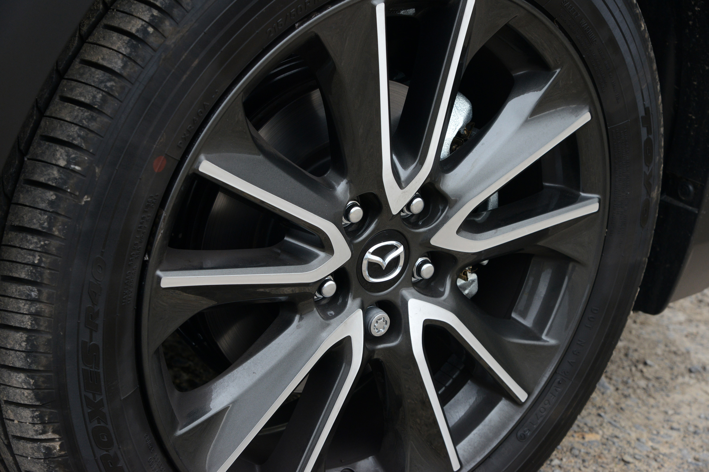 The CX-3 has a slightly firm ride at lower speeds, but isn't uncomfortable