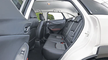 Rear seat legroom is generous but headroom is a little tight for taller passengers