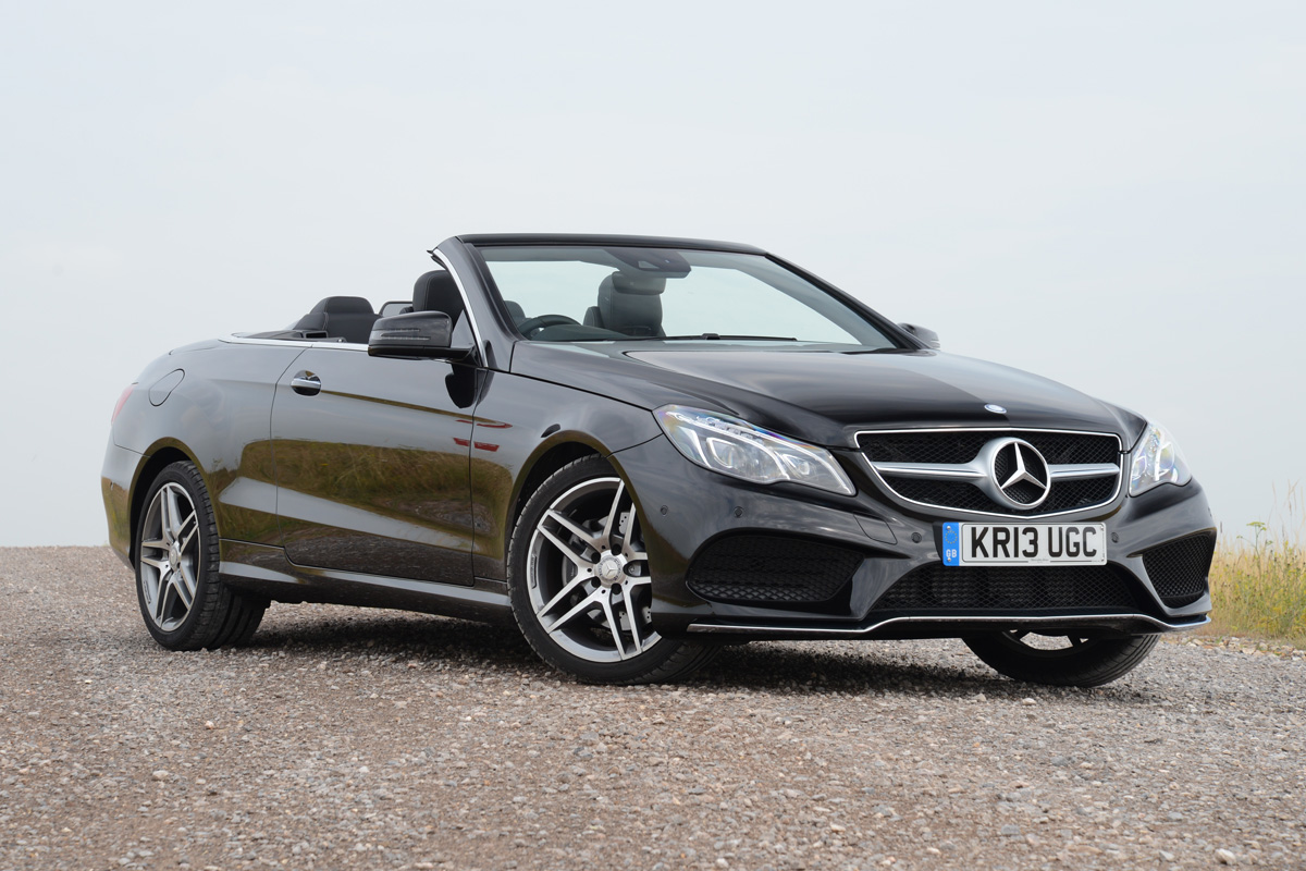 Mercedes E-Class cabriolet front quarter static