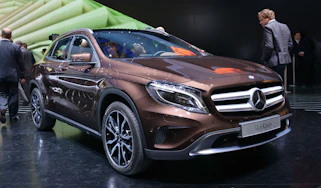 Mercedes GLA SUV 2014 front quarter static
