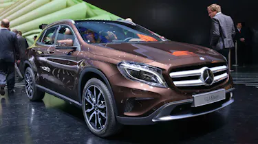 Mercedes GLA SUV 2014 front quarter static