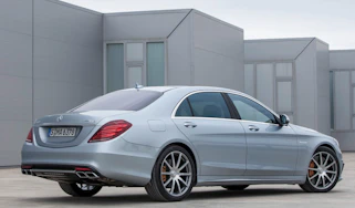 Mercedes S Class S63 AMG 2013 rear