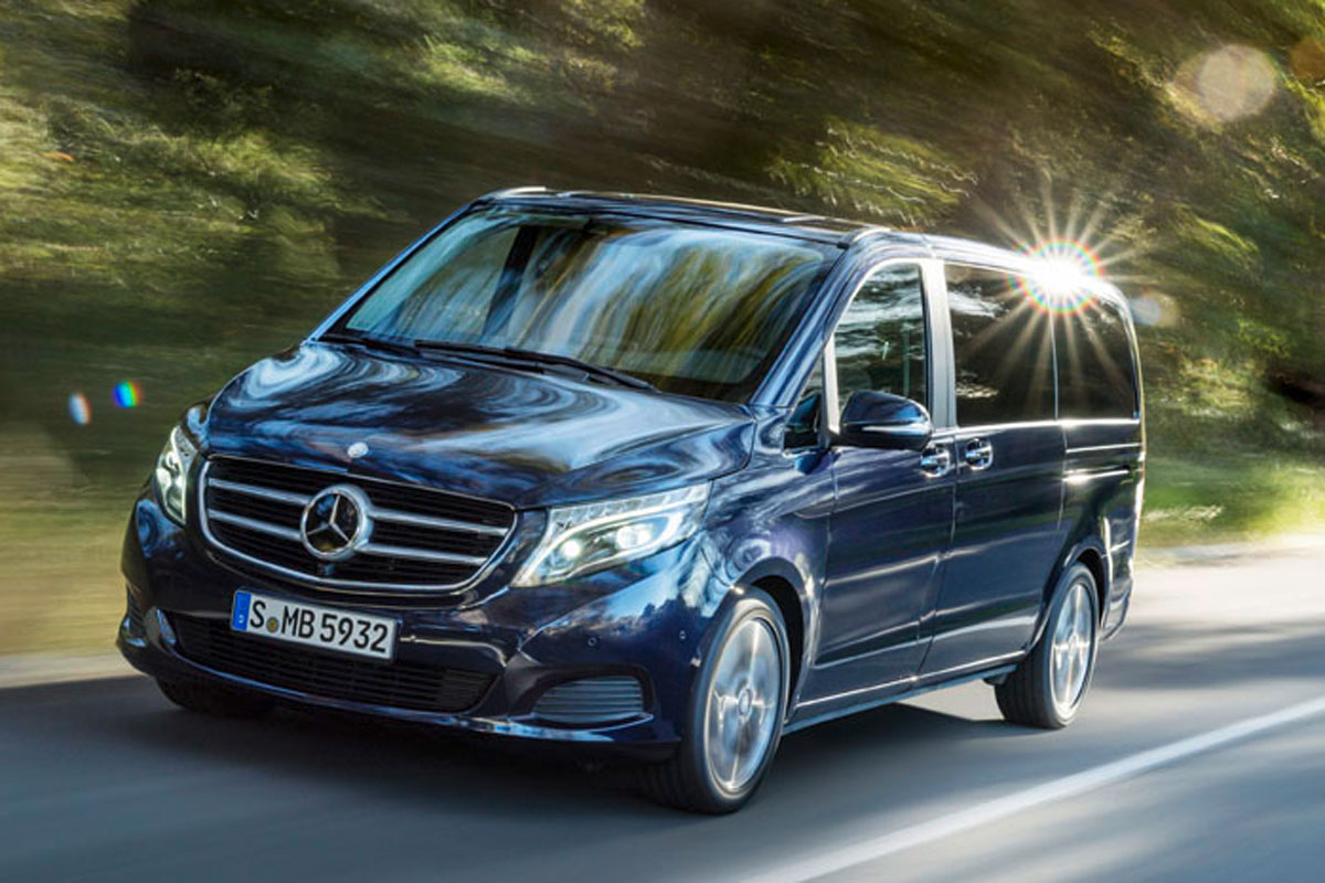 Mercedes V-Class front three quarter