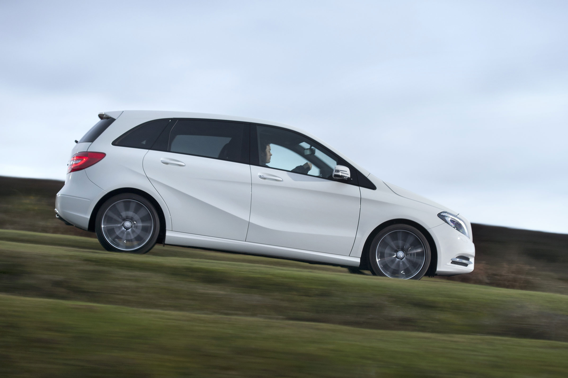 The diesel line-up starts with the B180d, which is sluggish but can return just over 70mpg