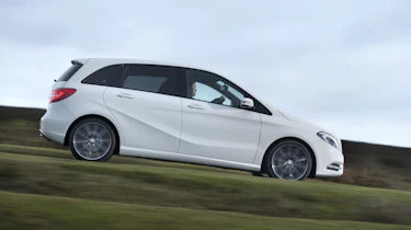 The diesel line-up starts with the B180d, which is sluggish but can return just over 70mpg