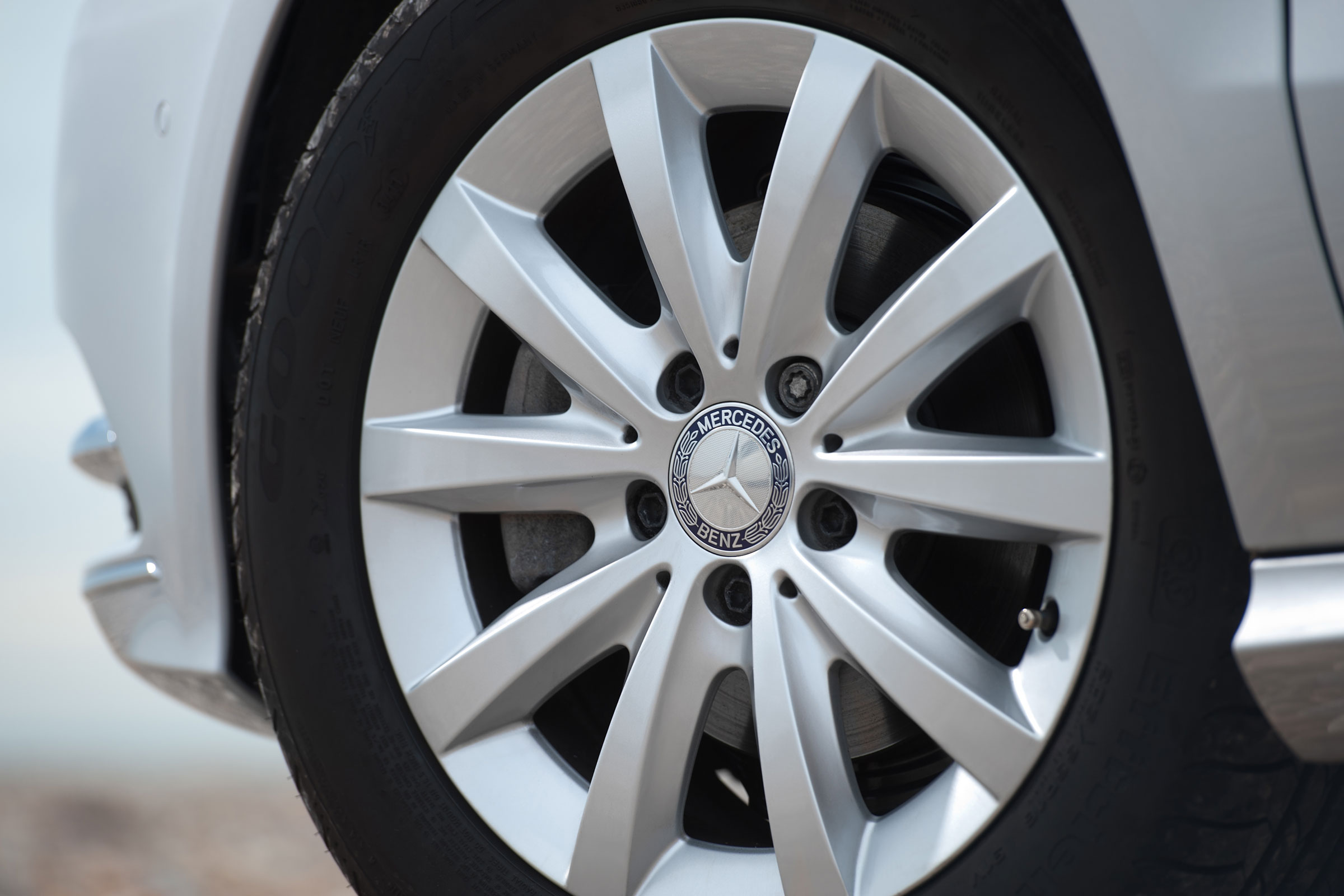 Every version of the B-Class is fitted with alloy wheels as standard, increasing in size from 16-inches