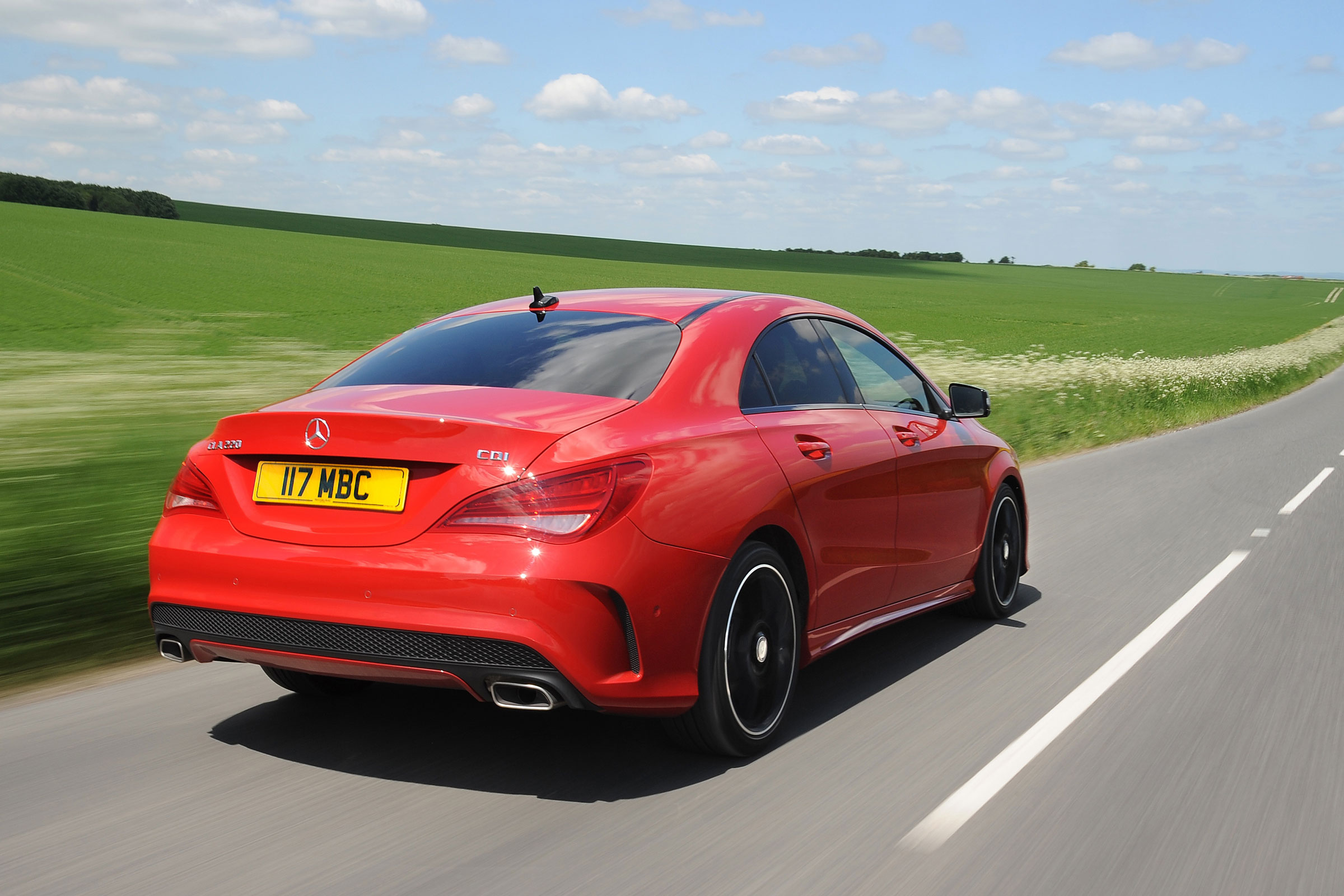 The CLA's direct rivals include the Audi A3 Saloon and Volkswagen CC