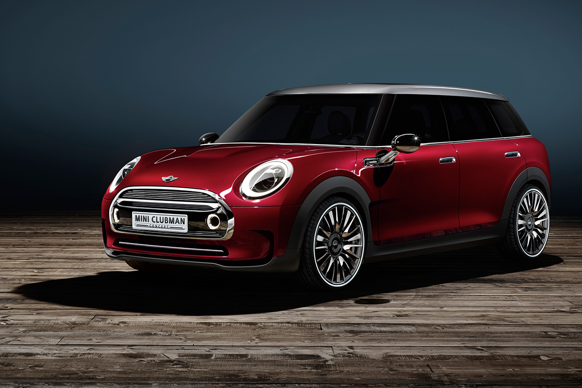 MINI Clubman concept 2014 front quarter static