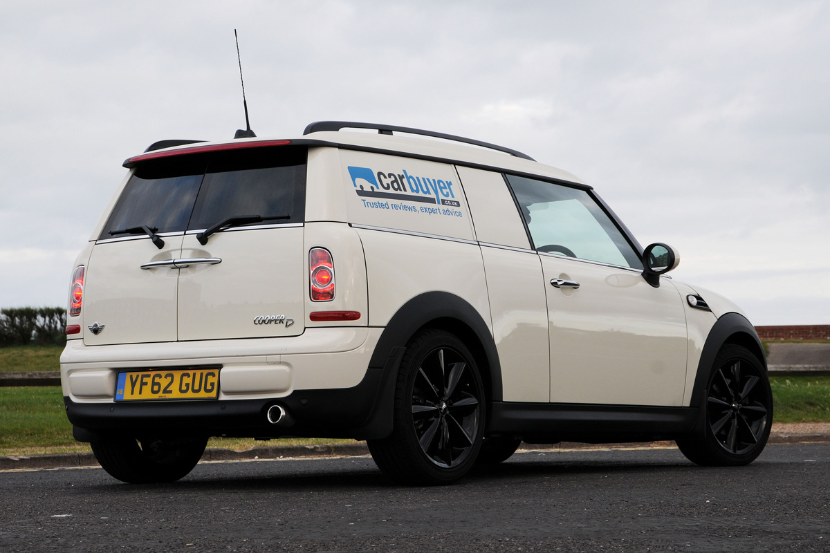 MINI Clubvan estate 2013 rear quarter static