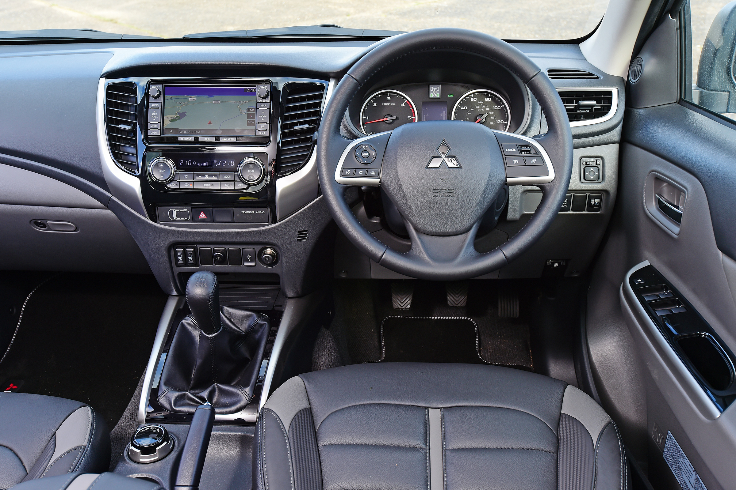Very rugged interior but some rather cheap plastics