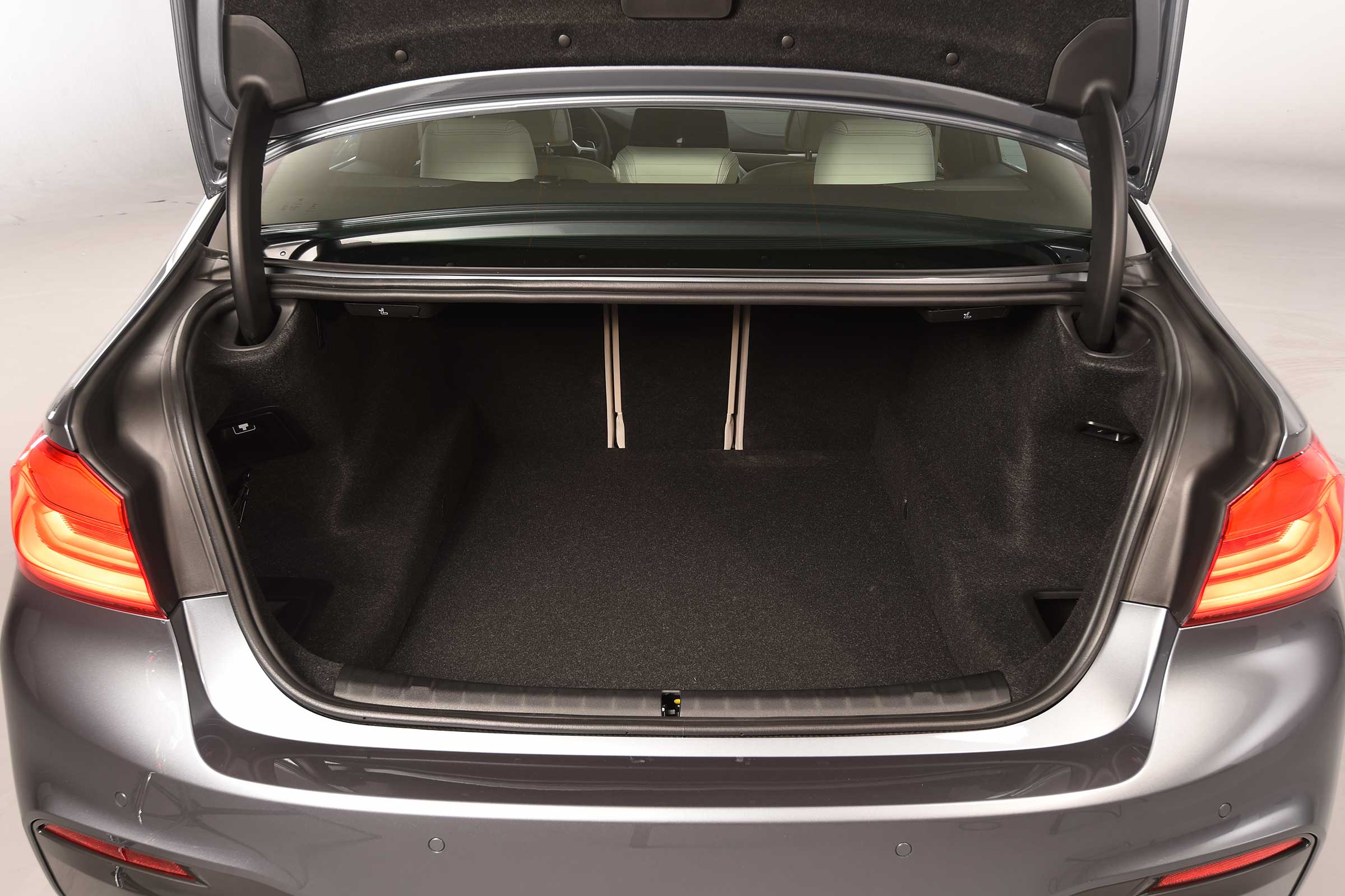 At 530-litres, the 5 Series boot is on par for the class, but the Mercedes E-Class' boot is better-shaped 