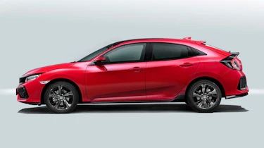 The five, readily visible doors of the Honda Civic hint at a greater degree of comfort inside