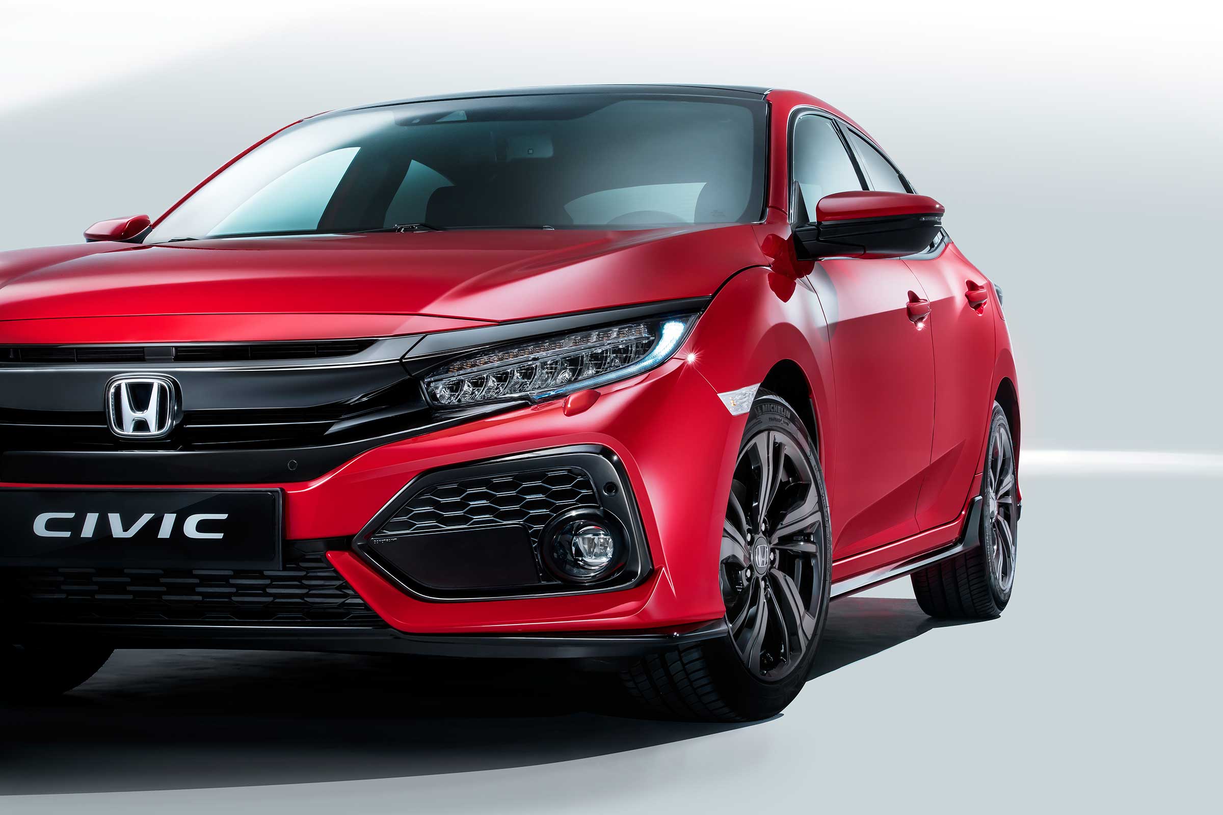The Sport's aggressive intakes give a flavour of a full-blown Type-R
