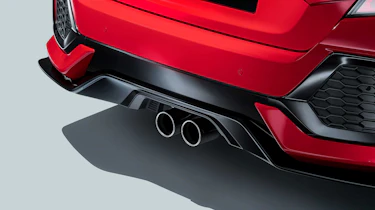 The Honda Civic Sport has racy twin exhaust exits