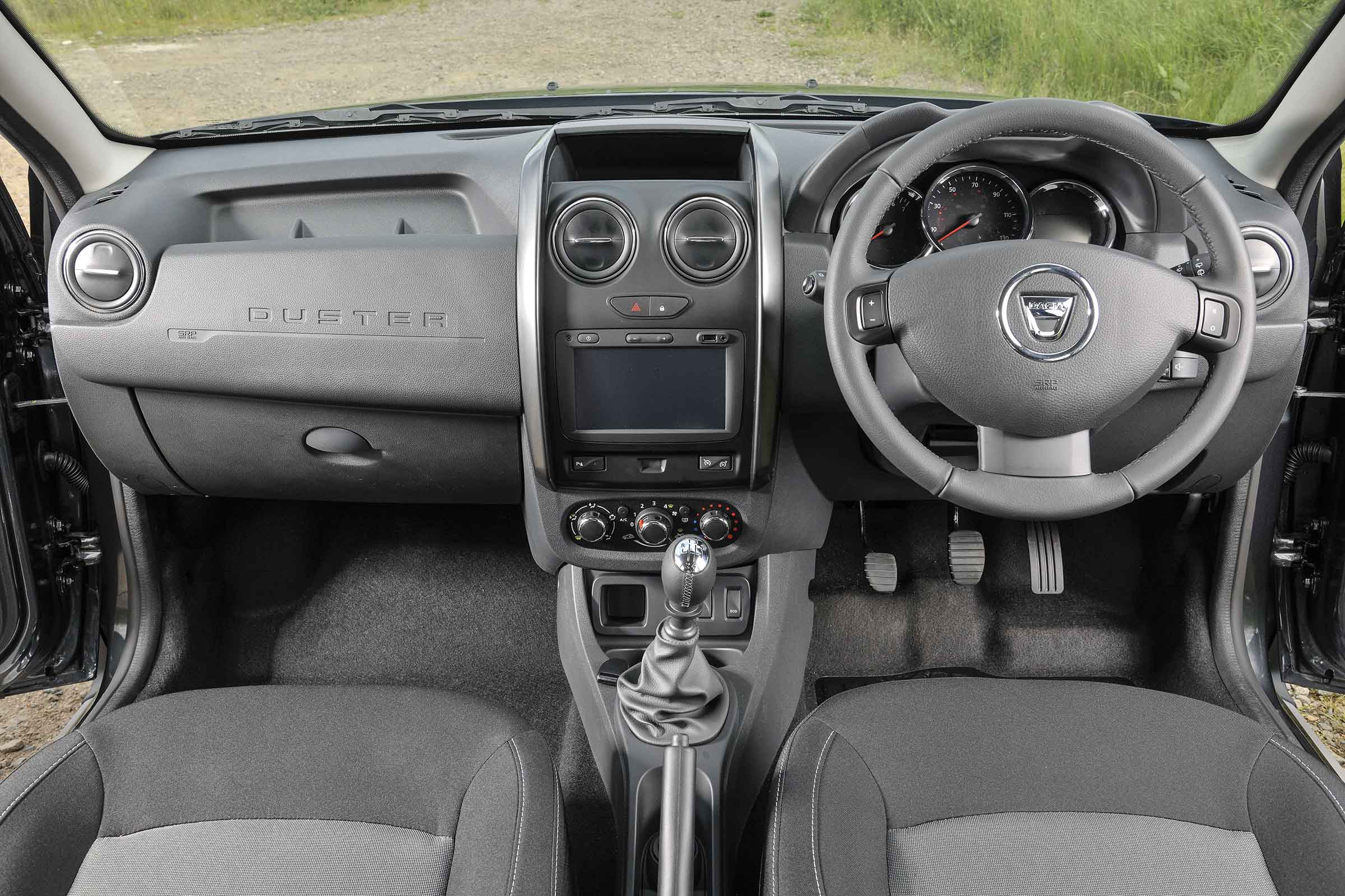 The Duster's interior design has a clear focus on functionality rather than luxury, which is fair enough given the price