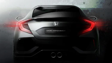 'Teaser' sketches gave strong hints to the appearance of the production version of the new Honda Civic
