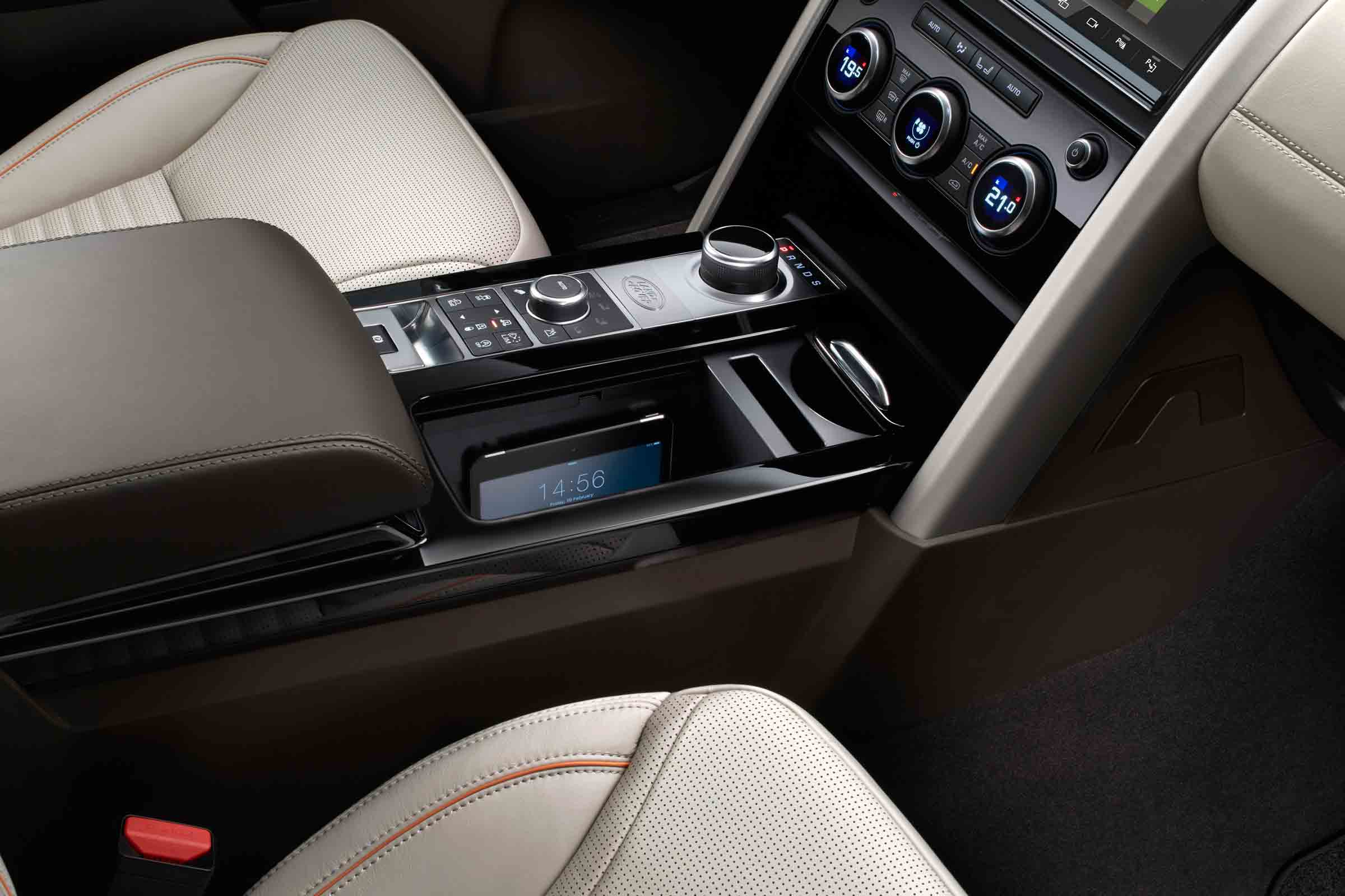 There's loads of storage space dotted all over the interior...